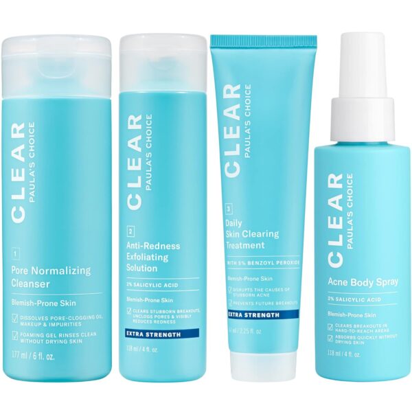 Paula’s Choice CLEAR Extra Strength Acne Kit + CLEAR Back & Body Spray