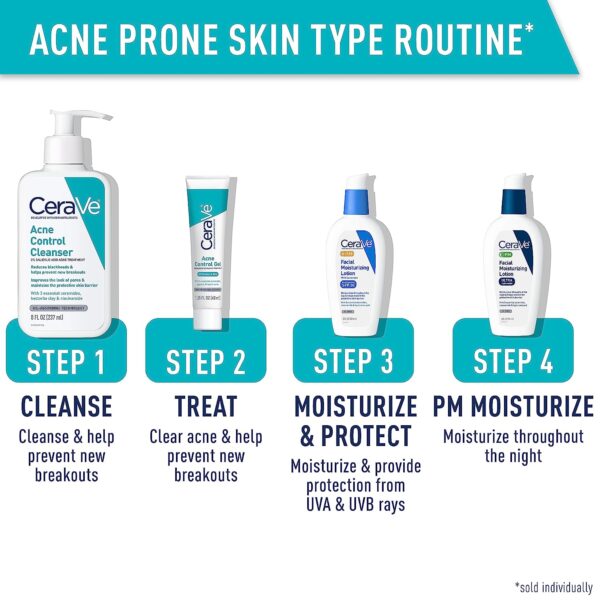 CeraVe 2% Salicylic Acid Acne Face Wash